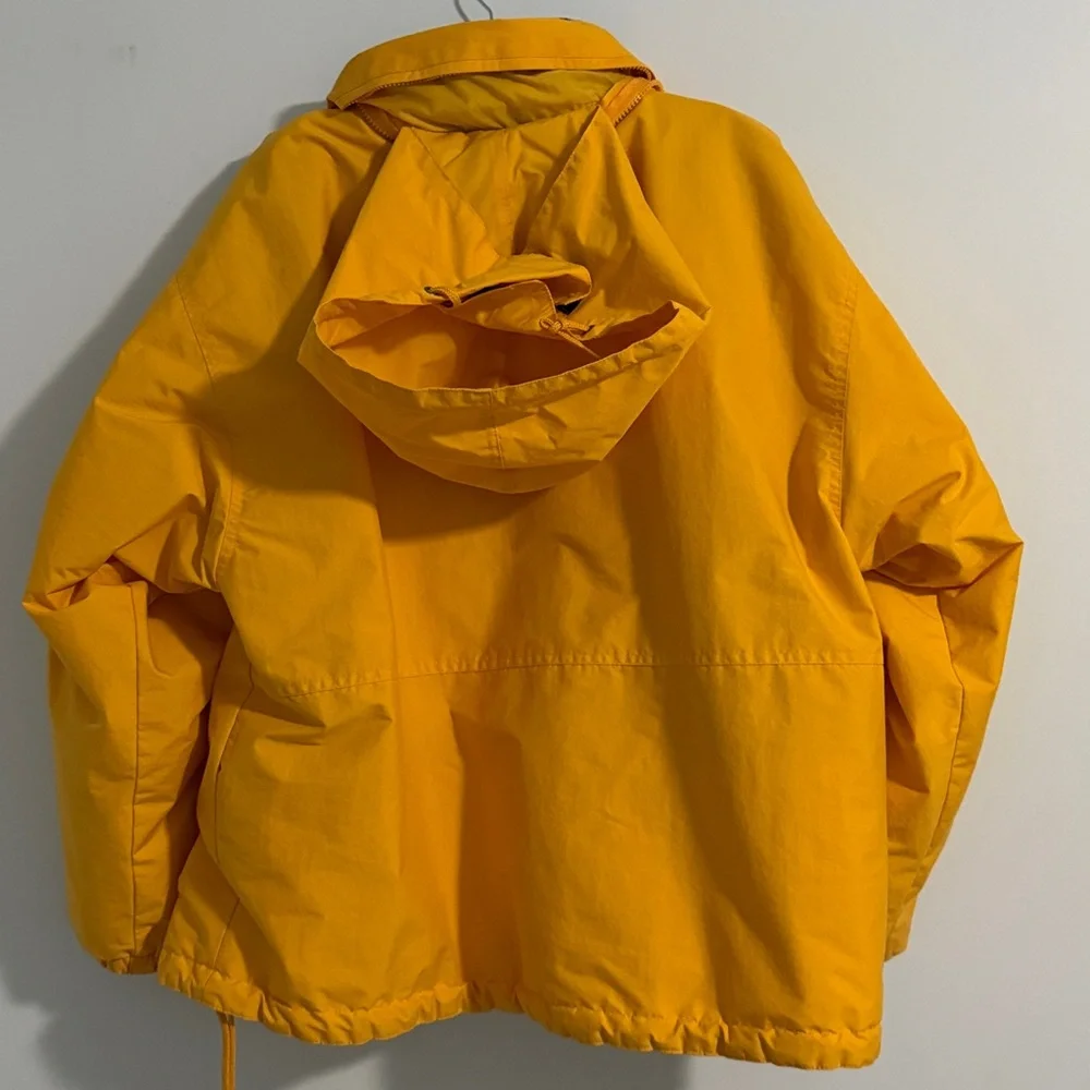 Disney Mickey Mouse Adult Hooded Jacket Yellow Pullover SZL. Vintage. - Picture 12 of 16